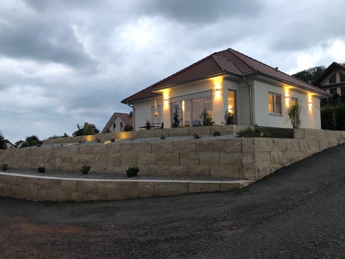 Ferienhaus Blick Zum Rennsteig Etterwinden Esterno foto