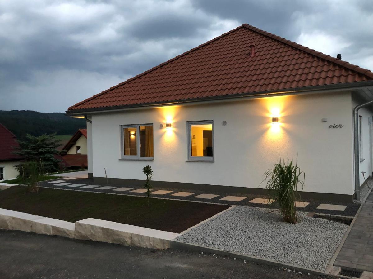 Ferienhaus Blick Zum Rennsteig Etterwinden Esterno foto